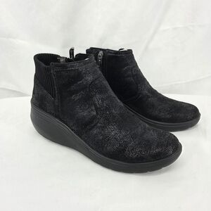 Bzee Weekend Women's Black Ankle Boots Sz 10M NWOT